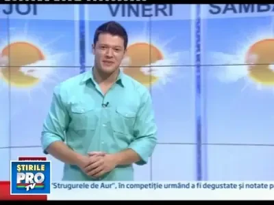 Prognoza meteo pentru urmatoarele trei zile