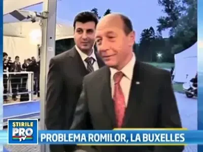 Basescu s-a inteles cu Sarkozy: Vom gasi o solutie inteligenta pentru romi