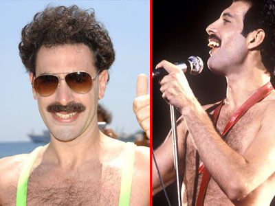 Am trait s-o auzim si pe-asta! Borat o sa il joace pe Freddie Mercury!