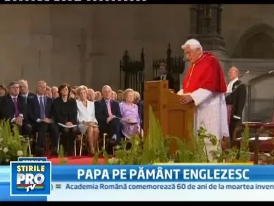 Vizita sub semnul terorismului. Papa Benedict al XVI-lea, la Londra