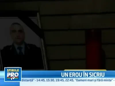 Lacrimi pentru pompierul din Botosani, mort intr-o misiune de salvare