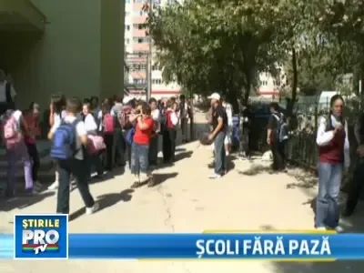 Scolile romanesti sunt prea sarace ca sa-si permita paza copiilor