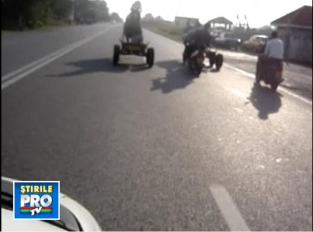 Formula 1 de Ev Mediu! Intrecere de carute pe E20