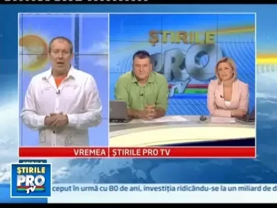Prognoza meteo pentru urmatoarele trei zile