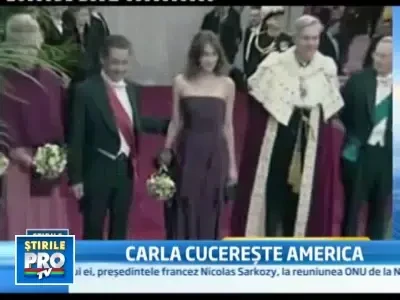 Carla Bruni "isi spala rufele din familie", tocmai in America!