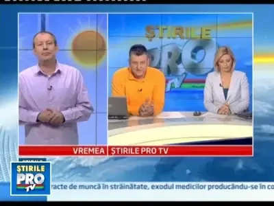 Prognoza meteo pentru urmatoarele trei zile
