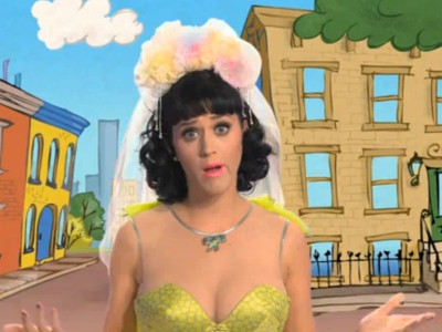 Decolteul lui Katy Perry e prea adanc pentru Sesame Street!