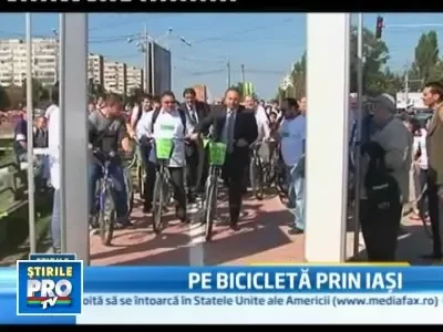 Mersul pe bicicleta, o adevarata placere pentru ieseni. Au 11 km de pista