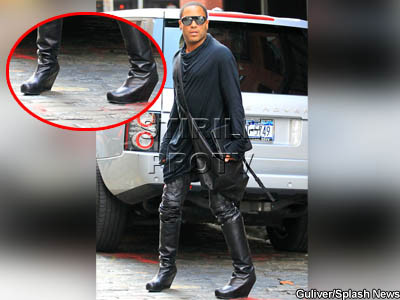 Lenny Kravitz, pe tocuri! Si-o fi schimbat orientarea sexuala?