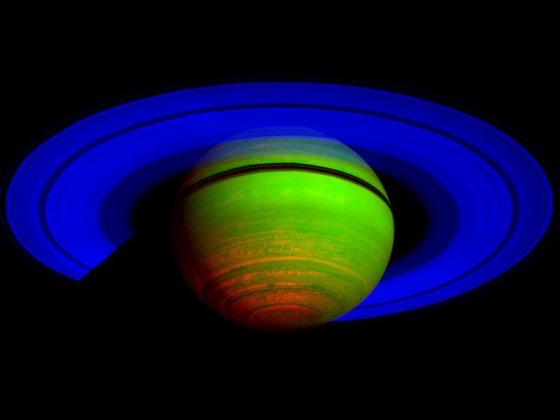 Saturn, mai stralucitor ca niciodata!Aurora polara e de vina. FOTO si VIDEO