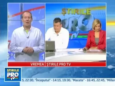 Prognoza meteo pentru urmatoarele trei zile