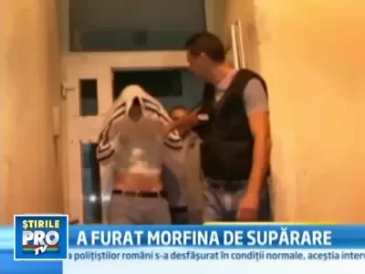 Politistii i-au prins pe autorii furtului celor 100 de fiole de morfina