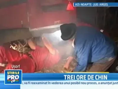 Si-a prins mana intr-un utilaj agricol. Ar putea ramane cu handicap