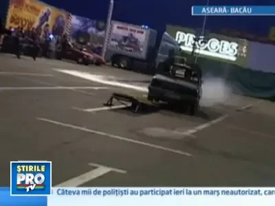 Opt cascadori din Germania au facut spectacol la Bacau