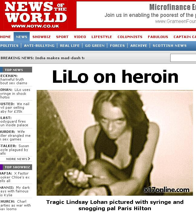 Lindsay Lohan surprinsa cand se droga cu heroina!