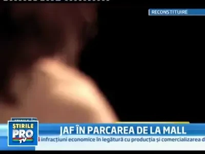 Batuta si jefuita de 5.000 de euro, in parcarea unui mall din Cluj