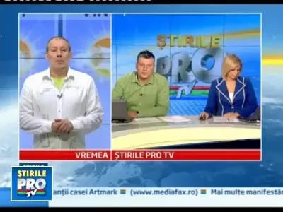 Prognoza meteo pentru urmatoarele zile
