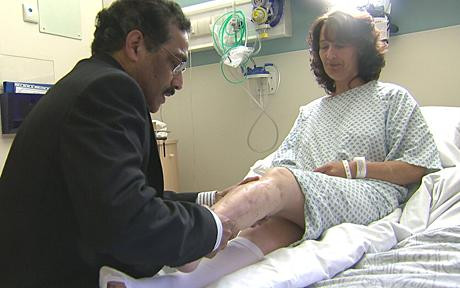 Incredibil! I-au refacut piciorul strivit cu ajutorul celulelor stem