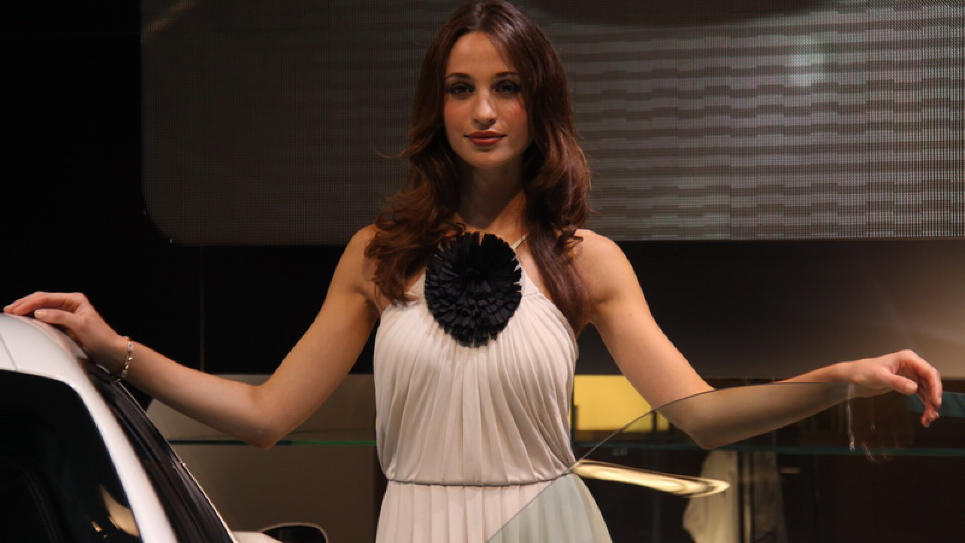 Fetele de la Salonul auto Paris 2010