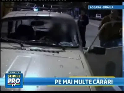 A pornit la drum cu masina, dar inainte si-a facut plinul cu vin!