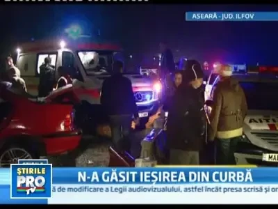 Fara experienta, o soferita a lovit doua autoturisme pe DN1