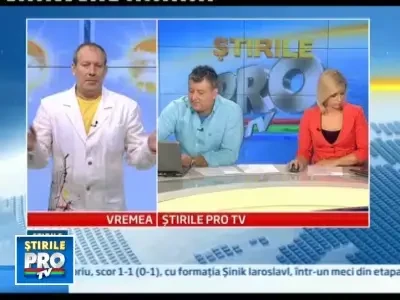 Prognoza meteo pentru urmatoarele trei zile