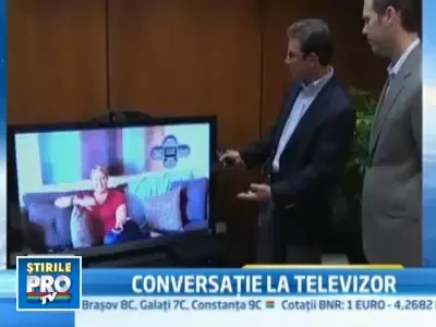 Videochat-ul nu se mai face doar pe calculator, ci si pe televizor!