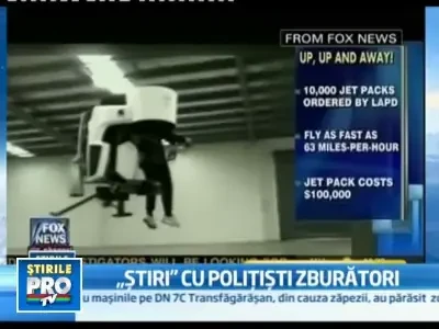 Jurnalistii americani: politistii-zburatori vor asigura paza in LA