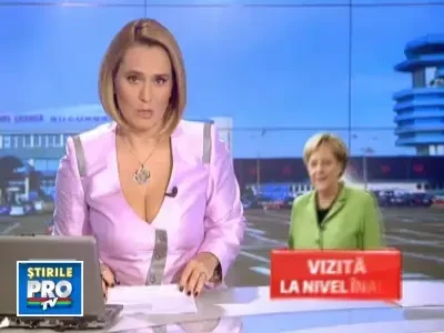Angela Merkel , in vizita oficiala in Romania