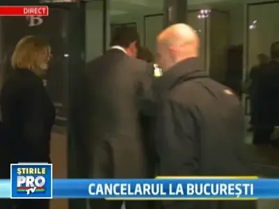 Vizita la nivel inalt! Angela Merkel a ajuns in Romania