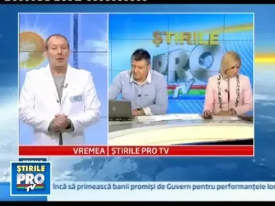 Prognoza meteo pentru urmatoarele zile