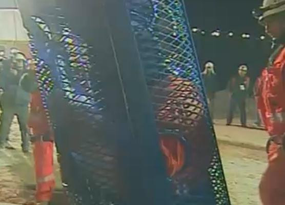 O capsula cu care au fost scosi minerii chilieni, expusa la Shanghai