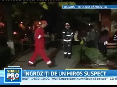 Locatarii unui bloc din Titu, ingroziti de un miros ingrozitor de gaze