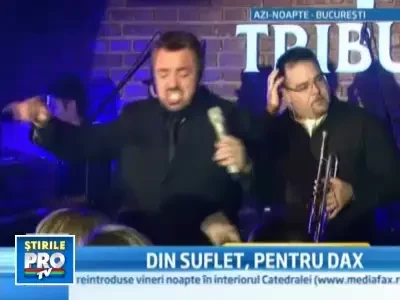 Concert dedicat lui DAX. Dan Nedelcu trebuie sa revina pe scena
