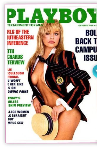 Pamela Anderson, a 13-a oara pe coperta Playboy! Cam imbracata.Galerie foto