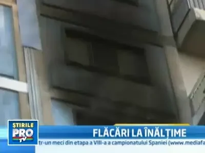 Panica intr-un bloc din Timisoara: un apartament a luat foc