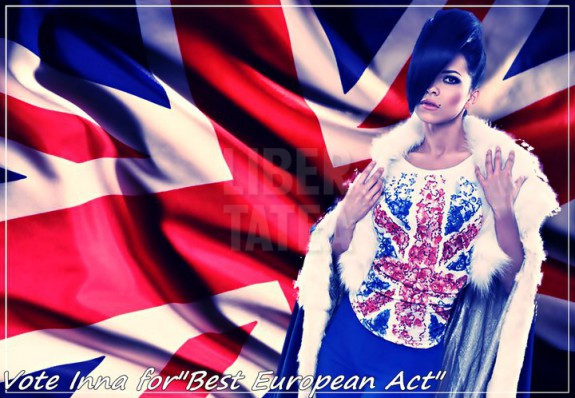 Revista presei: Uite-o pe Inna cum isi satisface fanii englezi si francezi!