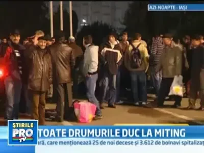 Toate drumurile duc la Bucuresti. Sindicalistii din tara sosesc in Capitala