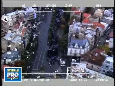 Mitingul s-a incheiat inainte de terminarea votului in Parlament