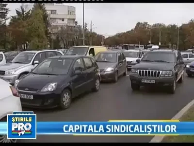 In ziua marelui miting s-a circulat excelent in Bucuresti