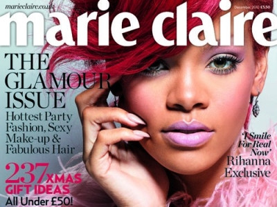 Rihanna, pe coperta Marie Claire. Totul despre relatia cu Chris Brown
