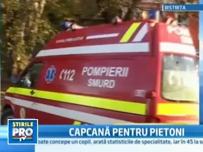 Un tata si fiica lui au fost loviti in plin pe trecerea de pietoni