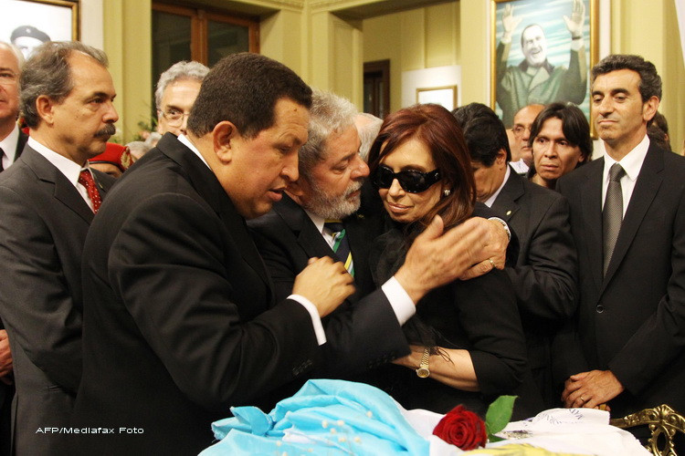 Lula da Silva, Hugo Chavez si Cristina Fernandez