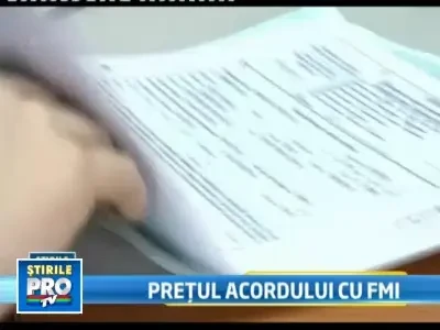 Banii de la FMI vin in ianuarie. Vezi care este pretul pe care-l vom plati