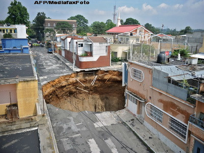 Crater in Guatemala