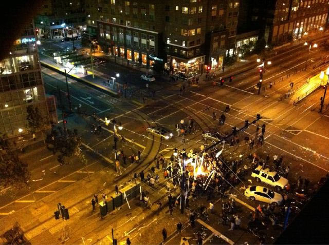 Revolte stradale in San Francisco dupa ce Giants a castigat liga de basebal