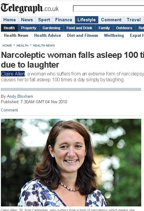 Boala ciudata: adoarme de 100 de ori pe zi, de fiecare data cand rade