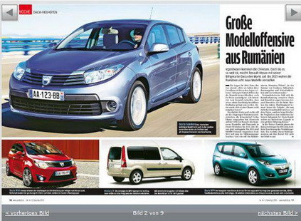 Dacia pregateste 8 noi modele pentru urmatorii 4 ani