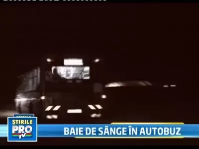 Socant! Un barbat si-a injunghiat mortal sotia intr-un autobuz din Brasov