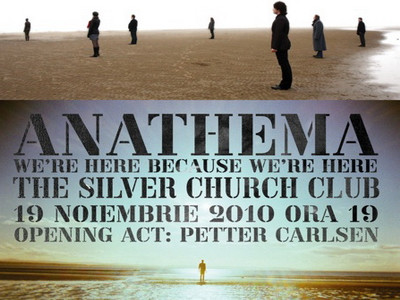 Concertul Anathema din 19 noiembrie se muta in clubul The Silver Church